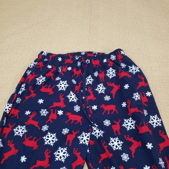 Club Room Christmas Deer and Snowflake pajamas pants size M - Picture 1 of 5